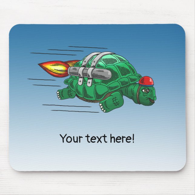 Raketenturve Mousepad (Vorne)