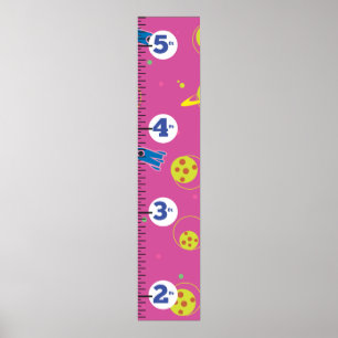 Raketenwachstumsdiagramm. Poster