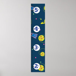 Raketenwachstumsdiagramm. Poster