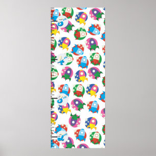 Raketenwachstumsdiagramm. Poster