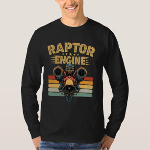 Raketenwissenschaftler Starship Raptor Triebwerk f T-Shirt
