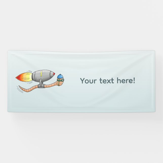 Raketenwurm Banner (Horizontal)