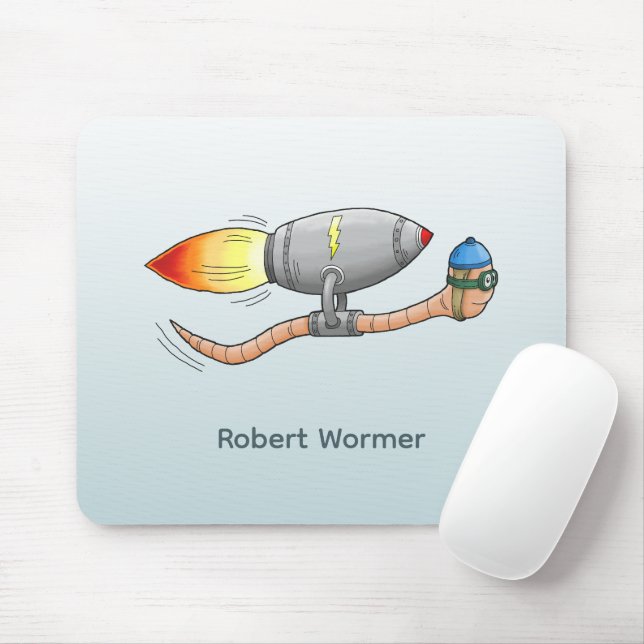 Raketenwurm Mousepad (Mit Mouse)