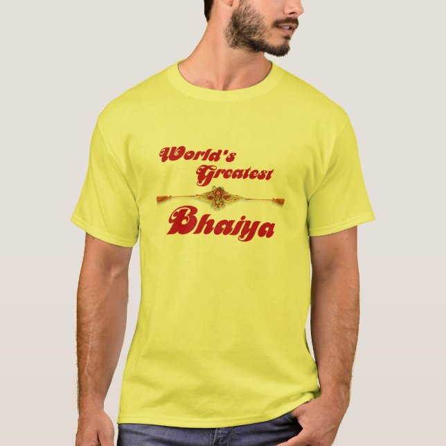Rakhi - das bestste Bhaiya der Welt T-Shirt (Vorderseite)
