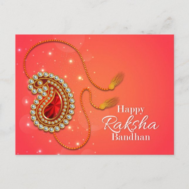 Rakhi Special Postcard Postkarte (Vorderseite)
