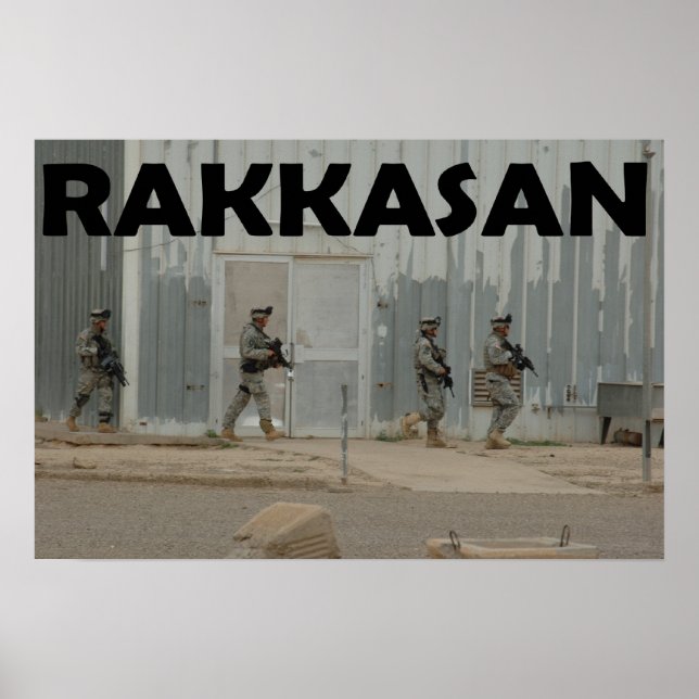 Rakkasan 101. Im Flugzeug Poster (Vorne)