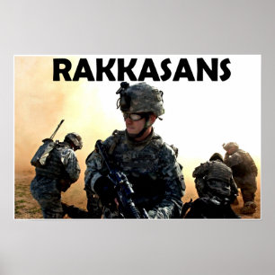 Rakkasan 101. Im Flugzeug Poster
