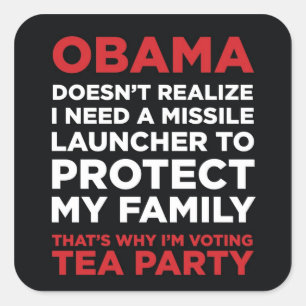 Rakle Launchers Quadratischer Aufkleber