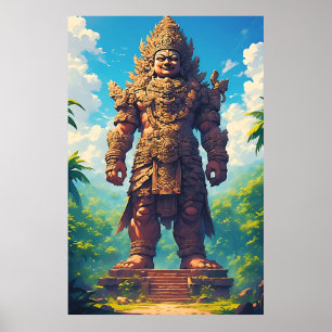 “Raksasa Nusantara” (Riese des Archipels) Poster