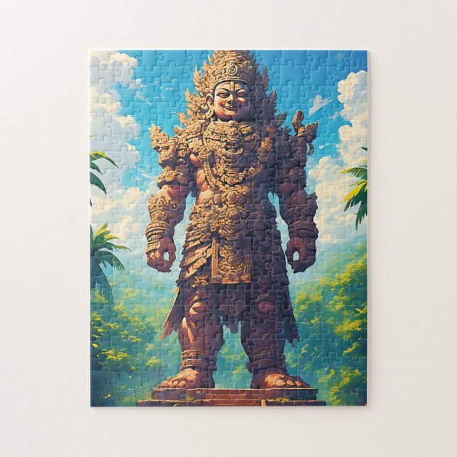 „Raksasa Nusantara“ (Riese des Archipels) Puzzle (Vertikal)