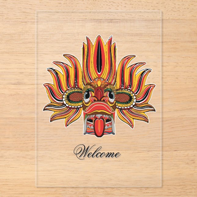 Raksha Acryleinladungen (Vorderseite)