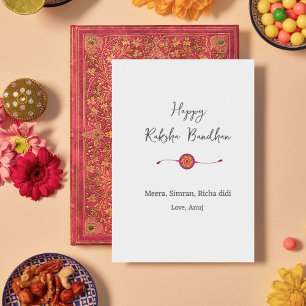 Raksha bandhan, Happy Rakhi Card, Feiertagskarte