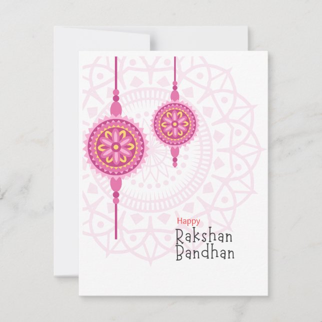 Raksha Bandhan Holiday Card Feiertagskarte (Vorderseite)