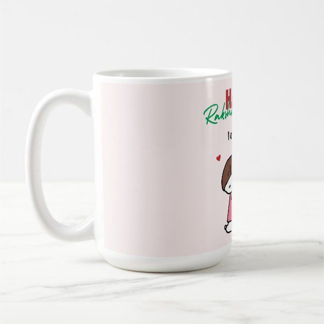 Raksha Bandhan Kaffeetasse (Links)