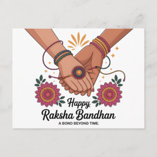 Raksha Bandhan-Postkarte Postkarte