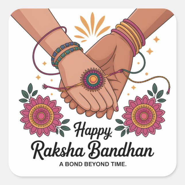 Raksha Bandhan Sticker (Vorderseite)
