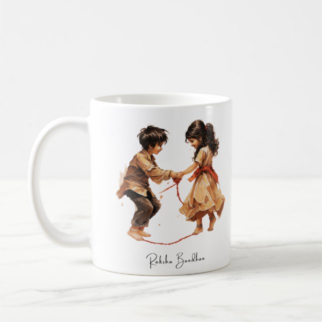 Raksha Bandhan Tasse (Links)