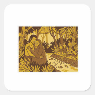 Rakup Beliang is not a text to be translated, it s Quadratischer Aufkleber