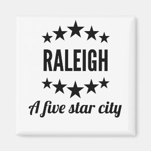 Raleigh fünf Star City Magnet