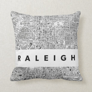 Raleigh-Karte Kissen