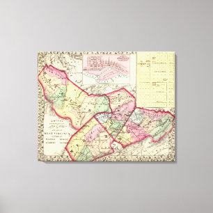 Raleigh, Mercer, Sommer, Monroe-Landkreise Leinwanddruck