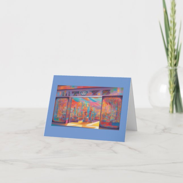 Raleigh NC - K & K Toys Artwork Notecard (Vorderseite)
