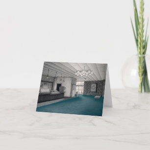 Raleigh, NC - Kardinal Theater Lobby Notecard Karte