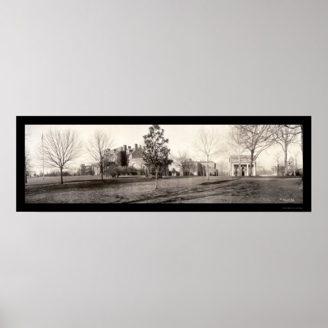 Raleigh, NC Uni Foto 1909 Poster (Vorne)