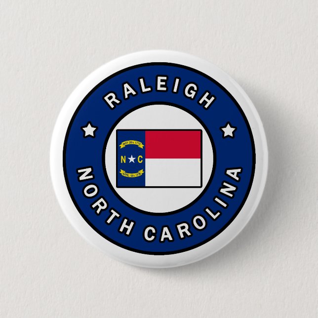 Raleigh North Carolina Button (Vorderseite)