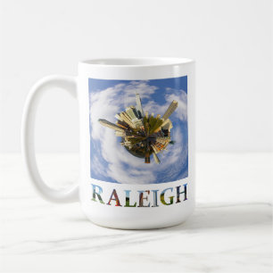 Raleigh North Carolina City Skyline Foto Kaffeetasse