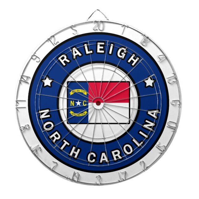Raleigh North Carolina Dartscheibe (vorne)