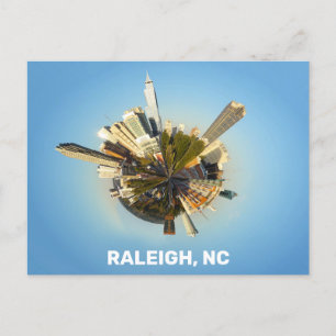 Raleigh North Carolina Einzigartiges City Skyline  Postkarte