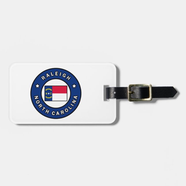 Raleigh North Carolina Gepäckanhänger (Vorderseite horizontal)