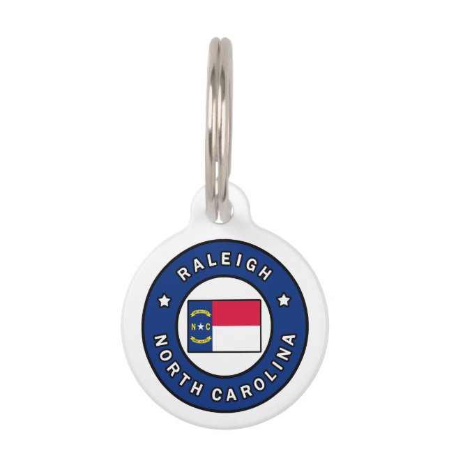Raleigh North Carolina Haustiermarke (Vorderseite)
