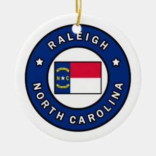 Raleigh North Carolina Keramik Ornament