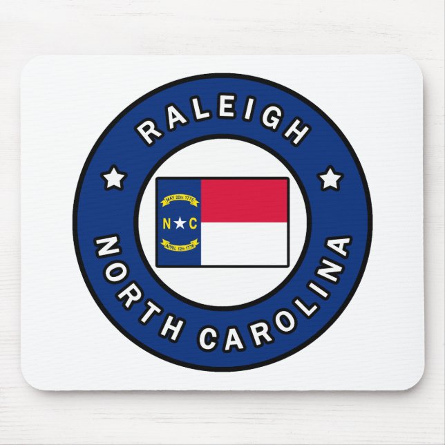 Raleigh North Carolina Mousepad (Vorne)