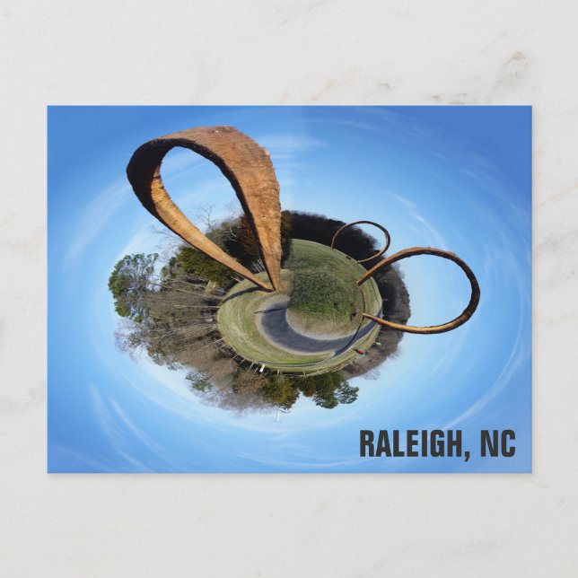 Raleigh North Carolina Museum of Art Rings Foto Postkarte (Vorderseite)