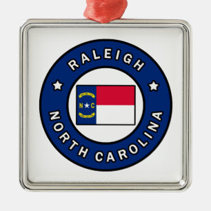 Raleigh North Carolina Ornament Aus Metall