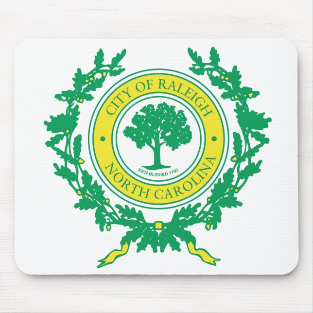 Raleigh, North Carolina Siegel Mousepad (Vorne)