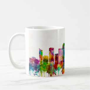 Raleigh North Carolina Skyline Kaffeetasse