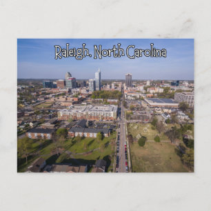 Raleigh North Carolina Staat Postkarte