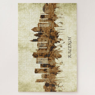 Raleigh North Carolina Stadtbild Puzzle