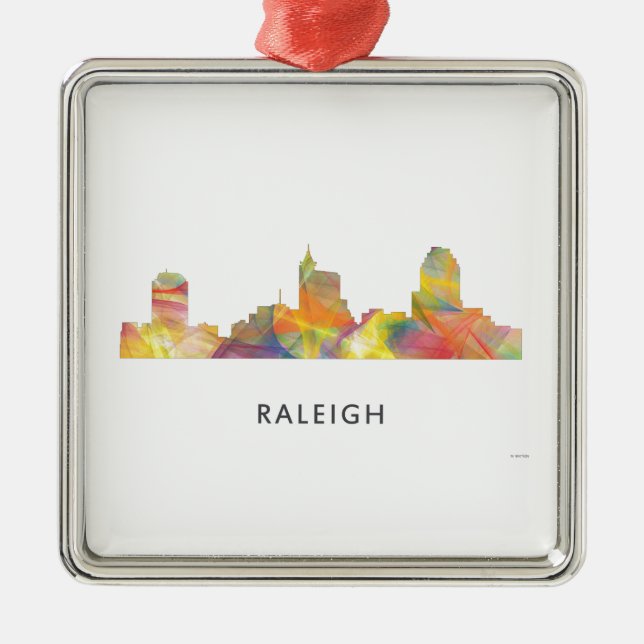 RALEIGH, NORTH CAROLINA WB1 - SILBERNES ORNAMENT (Vorne)