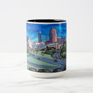 Raleigh-Skyline Zweifarbige Tasse