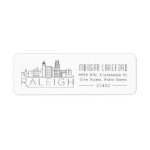 Raleigh Stylized Skyline |