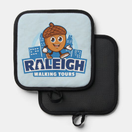 Raleigh Walking Tours Niedliches Acorn Logo Topflappen