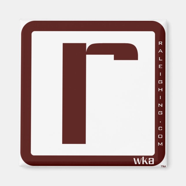 Raleighing Square Magnet (Vorne)