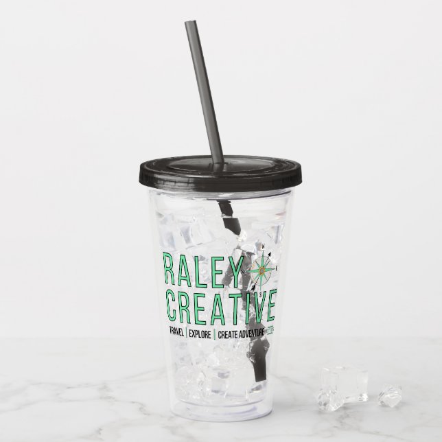 Raley Creative Acrylic Tumbler Acryltrinkbecher (Vorderseite Ice)