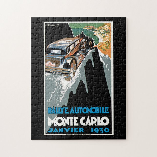 Rallye Automobil Monte Carlo Puzzle (Vertikal)
