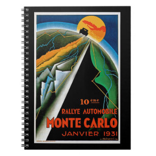 Rallye Automobile de Monte Carlo Notizblock